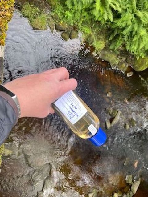 Summerstone. 3 kilometres downstream from Scar House. Lovely clear water in a narrow rocky stream