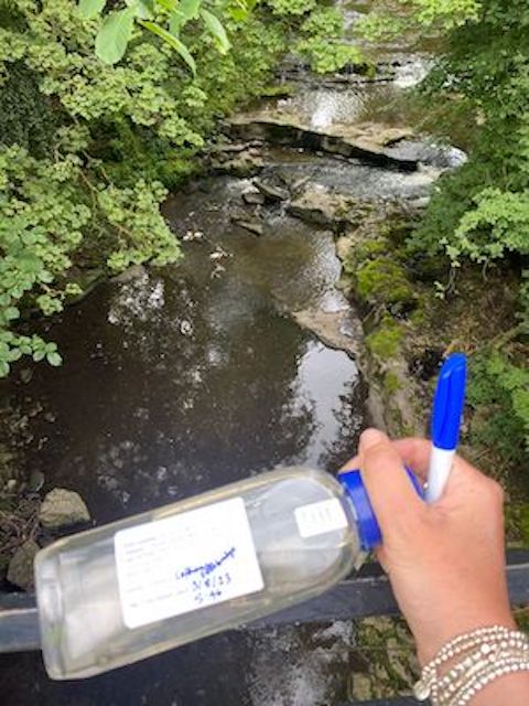 Lofthouse footbridge. Lofthouse footbridge, a short distance to the north west of Lofthouse village
